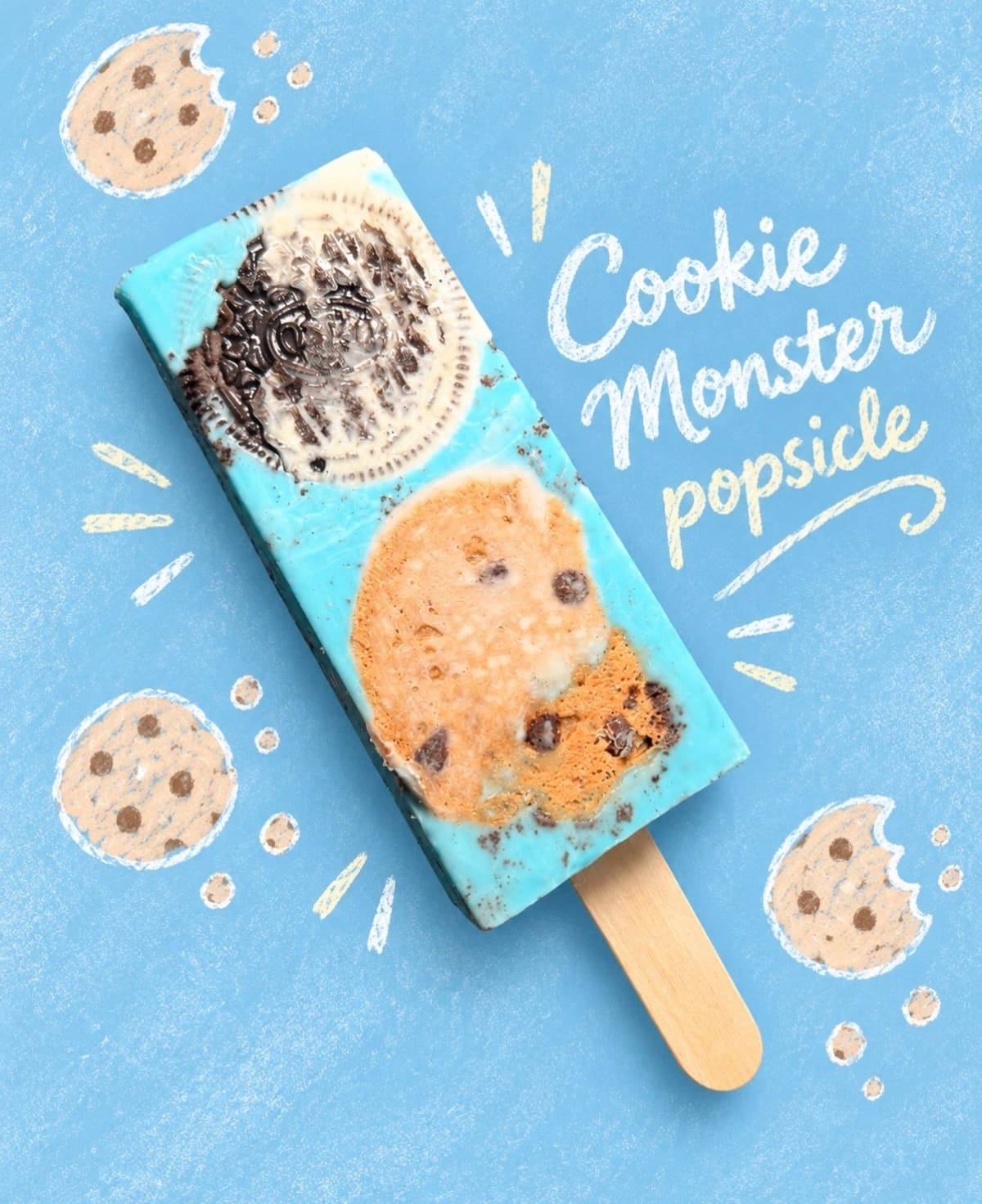 Cookie Monster paleta