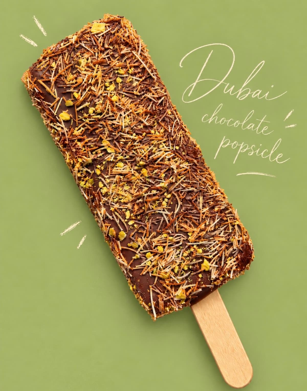 Dubai Chocolate paleta