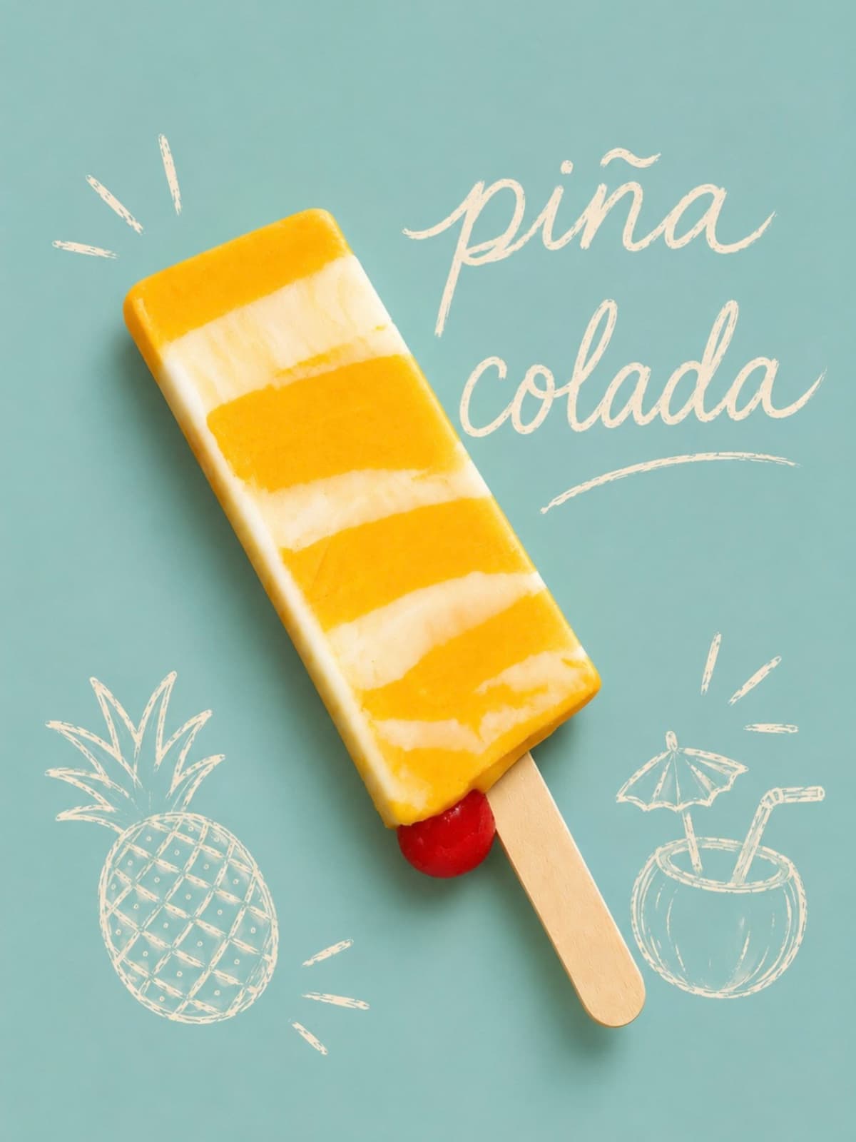 Piña Colada paleta