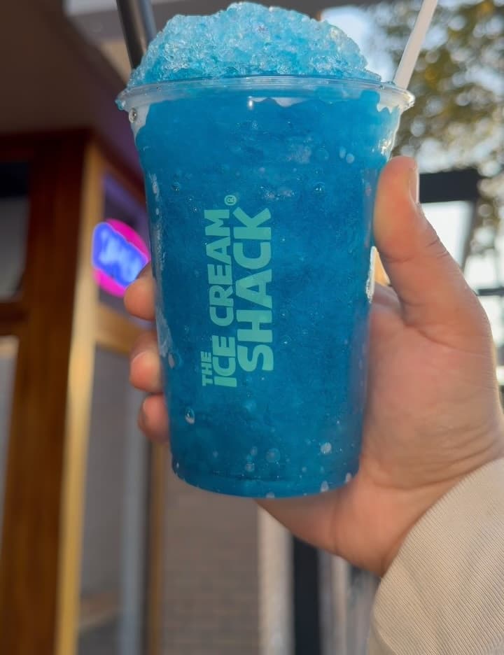 Shaved ice at The Ice Cream Shack